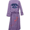 Classic Connection Bathrobe Purple Back
