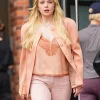 Count My Lies Lindsay Lohan Peach Jacket Front