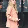 Count My Lies Lindsay Lohan Peach Jacket Side
