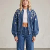Dallas Cowboys Cheerleaders S03 Savannas Dastrup Denim Jacket Front
