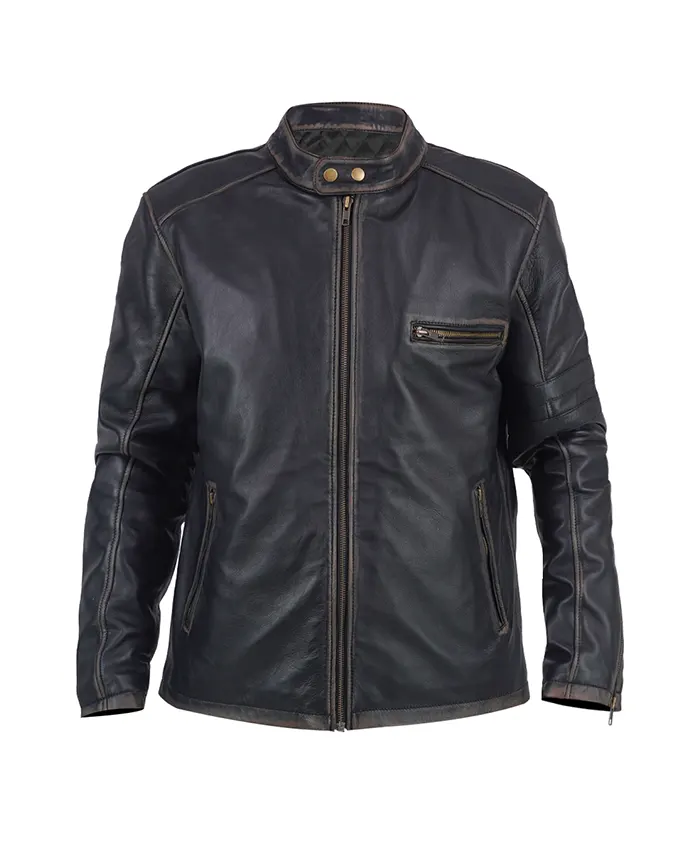 Danny Reagan Boston Blue S01 Leather Jacket Front
