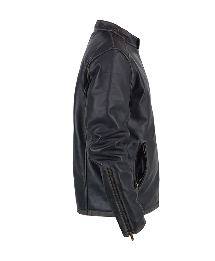Danny Reagan Boston Blue S01 Leather Jacket Right Side