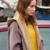 Disclosure Day 2026 Emily Blunt Wool Coat Front