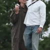 Dua Lipa London 2026 Olive Trench Coat