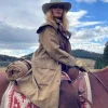 Dutton Ranch S01 Beth Dutton Brown Coat