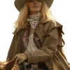 Dutton Ranch S01 Beth Dutton Brown Coat Front