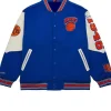 Egypt Dean Knicks Victory Parade 2026 Varsity Jacket Front