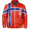 Erling Haaland Custom Norway Jacket Front View