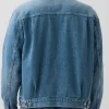 Euphoria S03 Zendaya Coleman Blue Denim Jacket Back