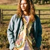 Euphoria S03 Zendaya Coleman Blue Denim Jacket For Sale