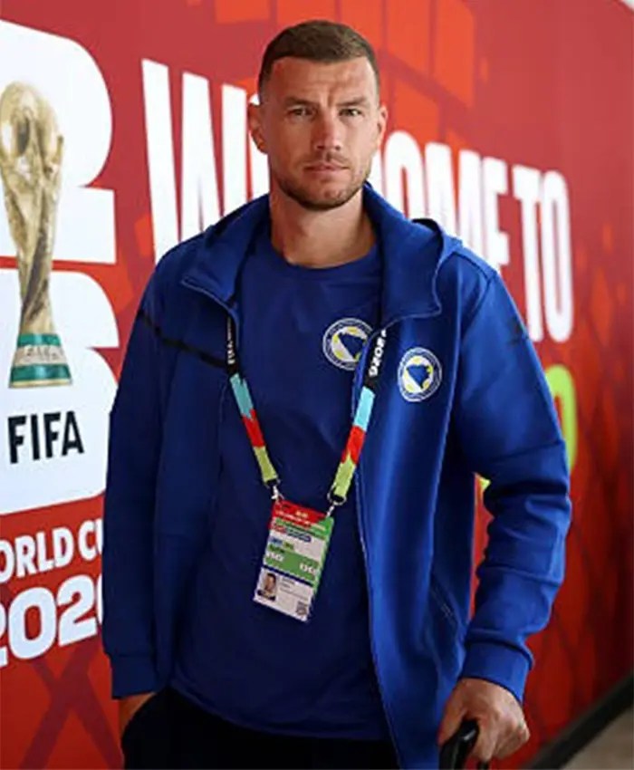 FIFA World Cup 2026 Bosnia and Herzegovina Hooded Jacket
