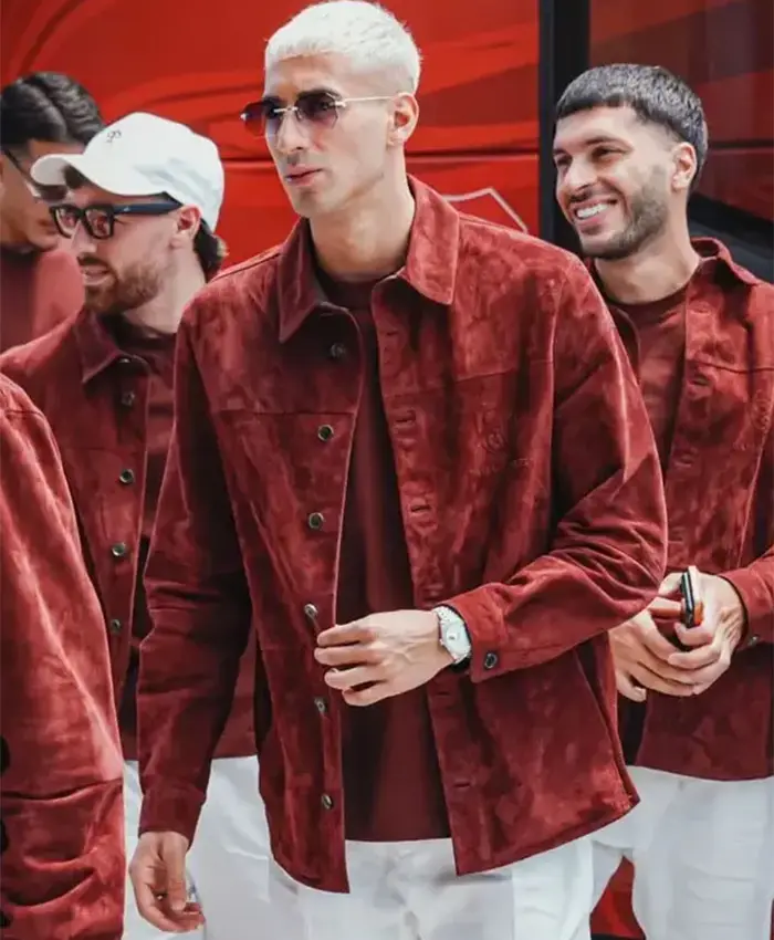FIFA World Cup 2026 Turkey Team Suede Leather Jacket For Sale