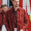 FIFA World Cup 2026 Turkey Team Suede Leather Jacket Front