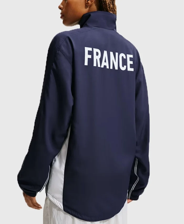 France x Jacquemus Navy Track Jacket Back
