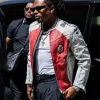 Gunna Paris Fashion Week 2026 Leather Jacket Side