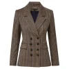 In the City Lindsay Hubbard Check Plaid Blazer Front