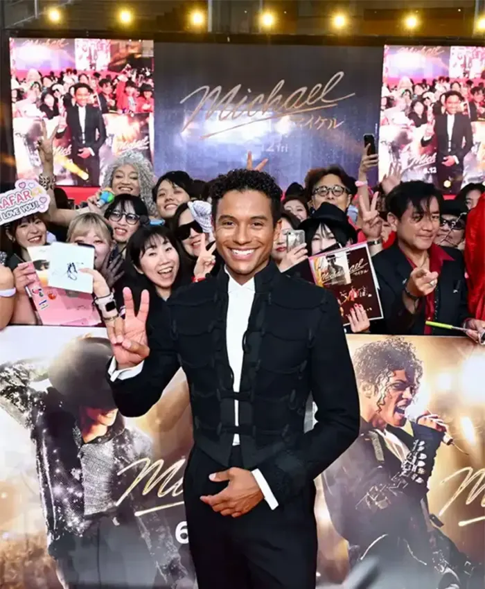 Jaafar Jackson Michael Movie Japan Premiere Black Jacket For Sale