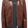 Jaafar Jackson Michael Premiere Brown Jacket Front