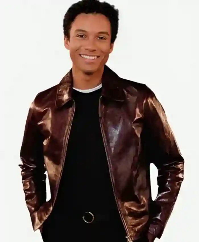Jaafar Jackson Michael Premiere Brown Jacket