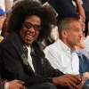 Jay-Z NBA Finals Game 3 Black Jacket For Sale