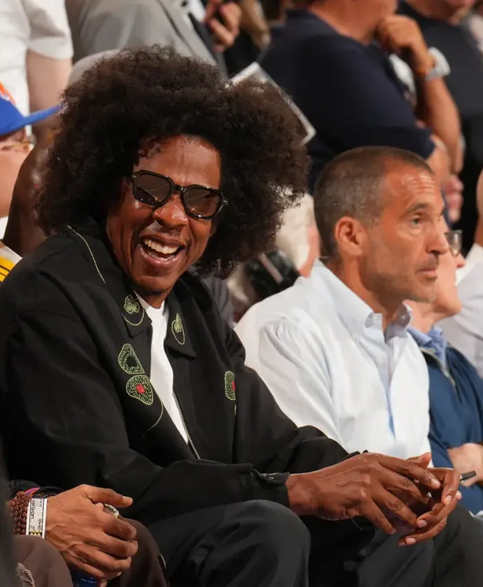 Jay-Z NBA Finals Game 3 Black Jacket For Sale