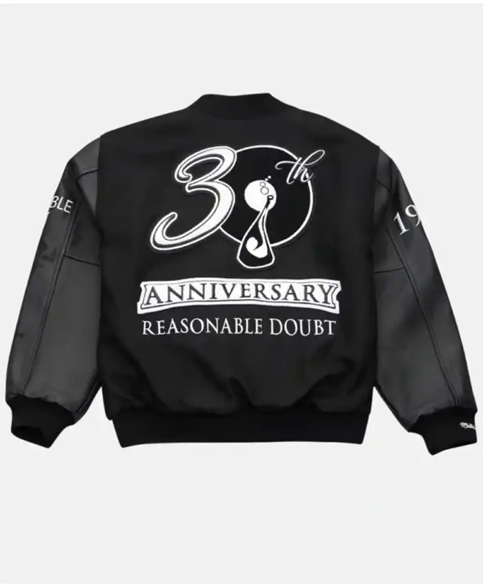 Jay-Z Reasonable Doubt x New York Yankees Varsity Jacket Back