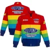 Jeff Gordon NASCAR Rainbow Colored Jacket