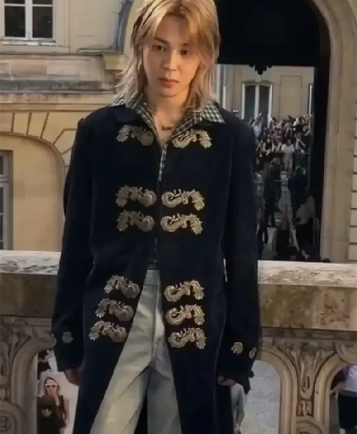 Jimin Dior Fashion Show Napoleon Coat