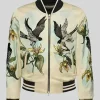 John Legend The Voice S25 Bird Print Bomber Jacket Front