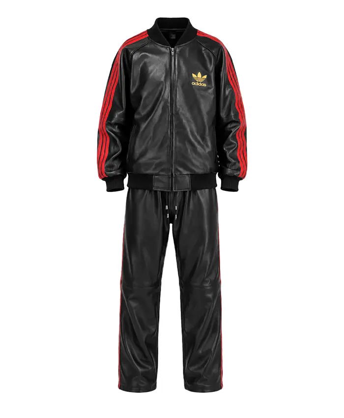 Jonathan Davis Leather Tracksuit Front