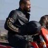 Jonathan Moreno In the Grey Leather Jacket Right