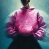 Justin Bieber x SKYLRK Pink Hooded Jacket Front