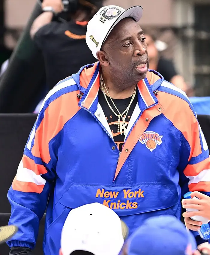 Karl Towns Sr. New York Knicks NBA Finals Victory Jacket For Sale