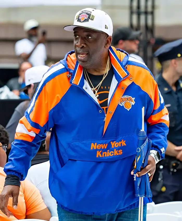 Karl Towns Sr. New York Knicks NBA Finals Victory Jacket