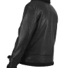 Karla Dixon Reacher S02 Black Leather Jacket Back