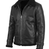 Karla Dixon Reacher S02 Black Leather Jacket Side