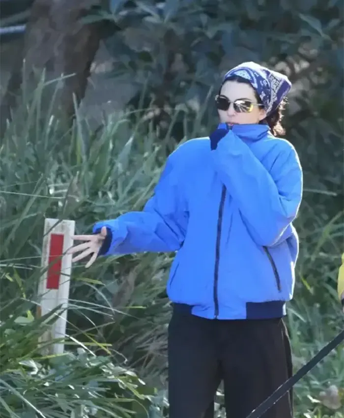 Kendall Jenner Australia Blue Bomber Jacket For Sale