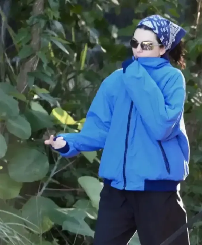 Kendall Jenner Australia Blue Bomber Jacket
