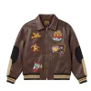 KidSuper X McDonald's Distressed Leather Jacket