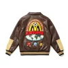 KidSuper X McDonald's Distressed Leather Jacket Back