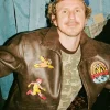 KidSuper X McDonald's Distressed Leather Jacket For Sale