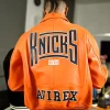 Knicks Kith x Avirex Porsche 911 Orange Jacket Back