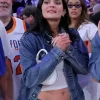 Kylie Jenner Basketball Finals Game 4 Denim Jacket