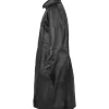 Layla Black Leather Coat