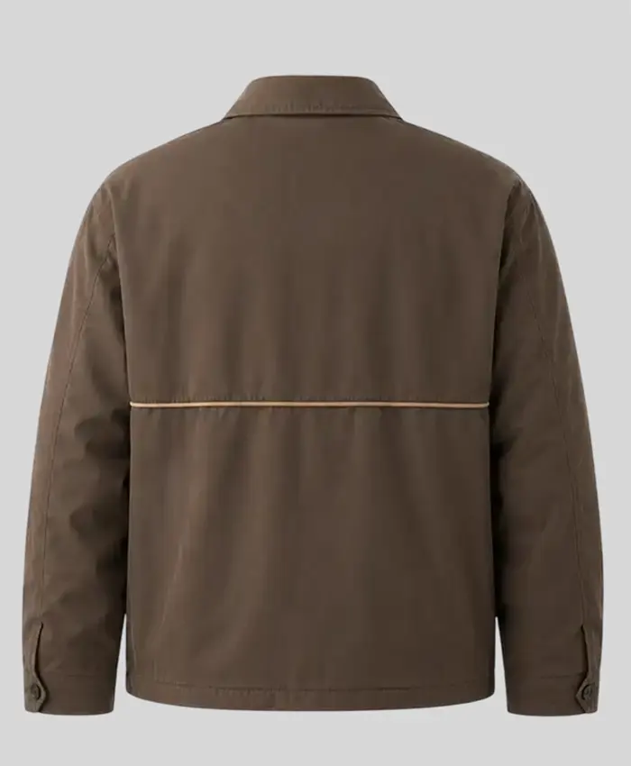 Leviticus 2026 Naim Brown Cotton Jacket Back