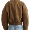 Lewis Hamilton Grand Prix Brown Jacket Back