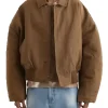 Lewis Hamilton Grand Prix Brown Jacket Front