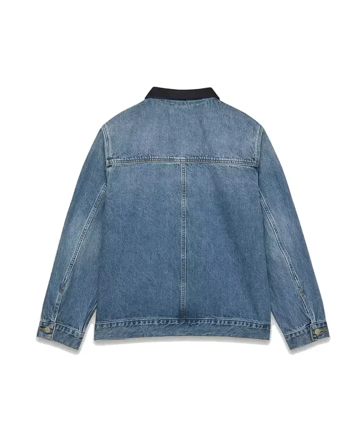 Lexie Hull Indiana Fever Denim Jacket Back