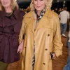 London Fashion Week 2026 Jennifer Saunders Trench Coat