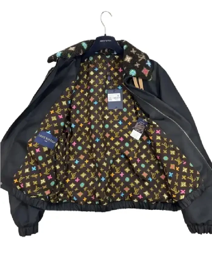 Louis Vuitton Tyler Navy Aviator Jacket For Sale